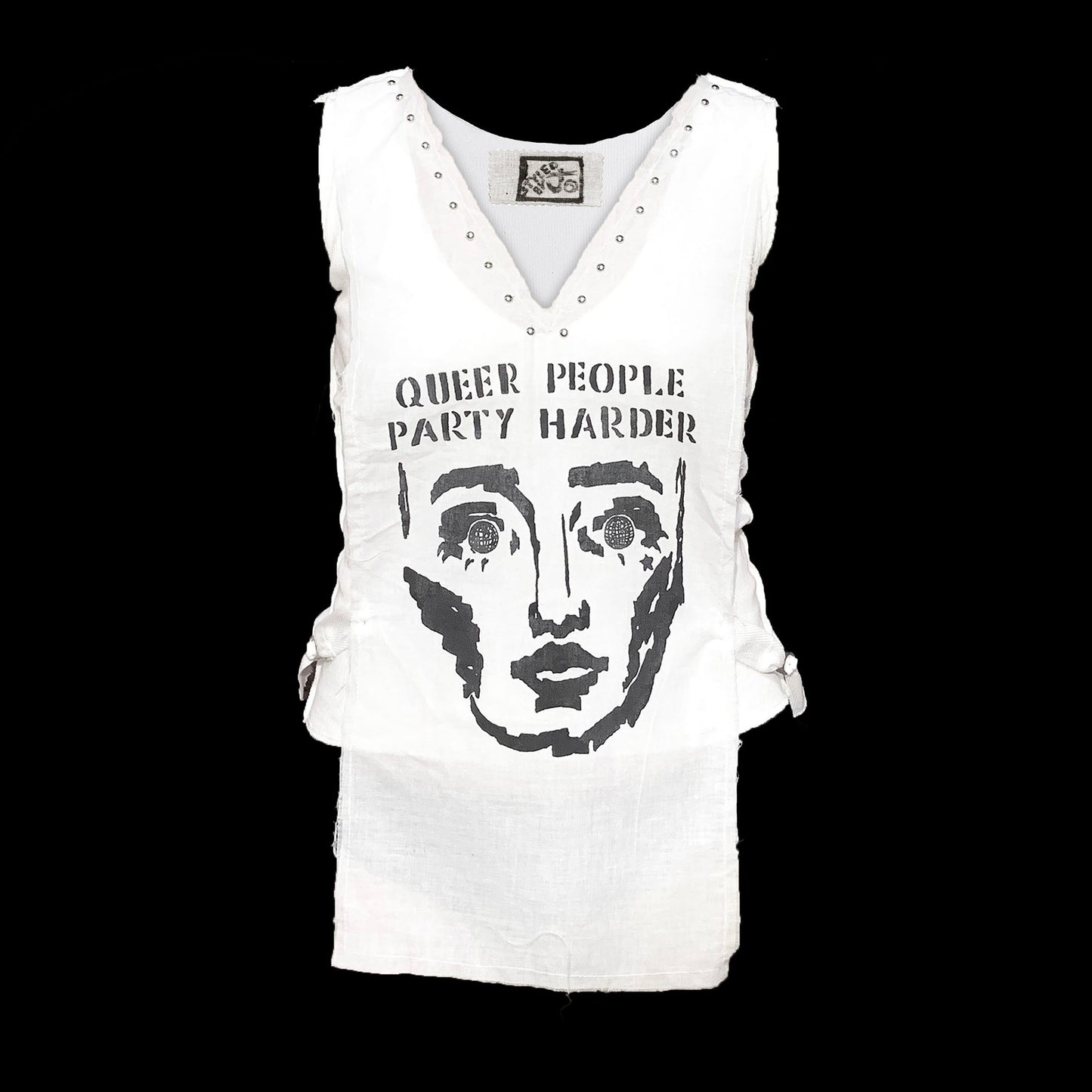 QUEER PEOPLE PARTY HARDER CANVAS TOP